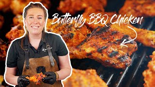 🍗 Zo Grill je de lekkerste Kip op de BBQ Butterfly Chicken🔥 Kolenboertje [upl. by Dachia]