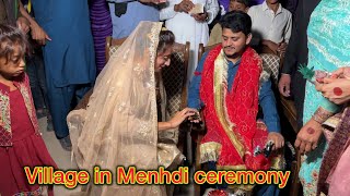 Village Marriage Ceremony Vlog Menhdi Ceremony In My Village Soo Beautiful Sceen Menhdi Alia Vlog [upl. by Ahsieuqal]