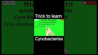 Trick to learn examples of cynobacterias  biology with avneesh sir  neet biology shorts like [upl. by Ecerahs]