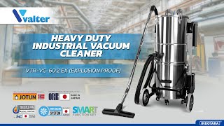 VALTER INDUSTRIAL VACUUM CLEANER VTRVC602 EX MENGHISAP SEMUA DEBU PABRIK [upl. by Doowle]