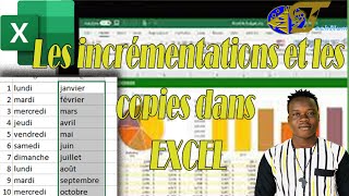 Comment faire et comment fonctionnent les incrémentations et les copies dans Excel [upl. by Eshman]