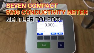 S230 Conductivity meter Mettler Toledo  Menu Cara kalibrasi Penggunaan [upl. by Sayce728]