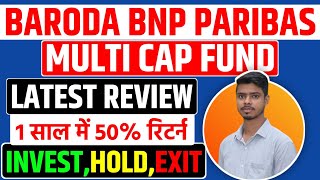 Baroda bnp paribas multicap fund review [upl. by Ahsitam668]