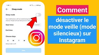 Comment désactiver le mode veille mode silencieux sur Instagram sur iOS et Android [upl. by Burney243]