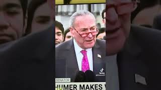 Chuck Schumer says there is not enough workers ChuckSchumer immigration biden leftieslosingit [upl. by Caldwell]