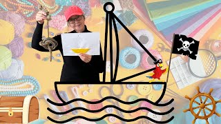 🌟 New Video 🌟 🖼️ 4 Boat Adventure  Craft Along With Teacher Tineke  😮 DIYKids MissTineke [upl. by Kelsey]