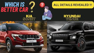 2024 Kia Sonet vs Hyundai Venue Ultimate Comparison [upl. by Franklin]