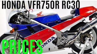 Honda vfr750r rc30 [upl. by Airdnna]