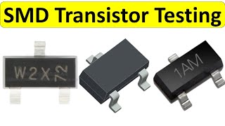 SMD transistor testing how to test transistor with multimeter [upl. by Saimon]