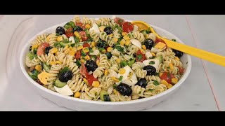 ITALIAN PASTA SALAD RECIPE [upl. by Nosyerg163]