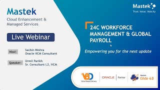 Workforce Management amp Global Payroll Oracle Quarterly Updates 24C Advisory Webinar [upl. by Seraphina]