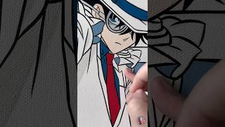 Drawing Kuroba Kaito conan kaitokid drawing detectiveconan shorts 黒羽快斗 kaito anime [upl. by Evod274]