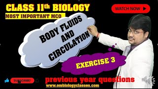 MCQs on BloodCirculatory System lev 3  परिसंचरण तंत्र  130 VVI MCQs  NEET XI [upl. by Earb]