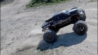 Traxxas XMaxx 8s Monster Truck  First Run On 8s [upl. by Aicemat]