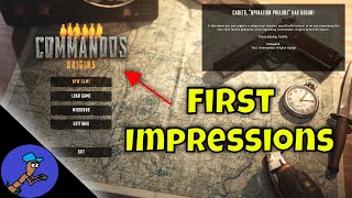 We Finally Got to Play Commandos Origins – First Impressions [upl. by Rebmeced929]