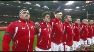 Welsh National Anthem just before Wales beat England 30  3Saturday 16th march 2013 [upl. by Atews]