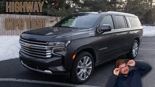 2021 3Liter Diesel Suburban Highway MPG Test Blows Away Our Expectations [upl. by Marena]