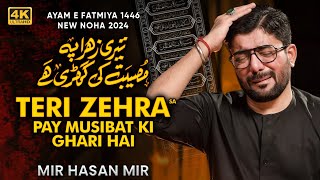 Teri Zehra sa Pay Musibat Ki Ghari Hai  Mir Hasan Mir Ayam e Fatmiya Noha 2025  New Nohay 2025 [upl. by Pich]