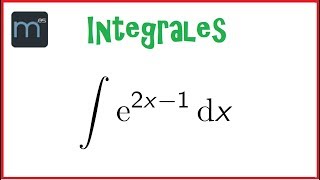 Integral de una exponencial [upl. by Gotthelf]