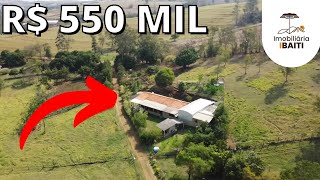 CHÁCARA DO JOÃO CASA GRANDE GALPÃO AMPLO TERRA ROXA ÁGUA FRUTAS HORTA E BOSQUE R 550 MILCód2462 [upl. by Dorotea]