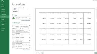 2 Excel Eenvoudige Kalender Met Herhalende Weken Per Maand  Maand Per Blad [upl. by Eniamrehs]