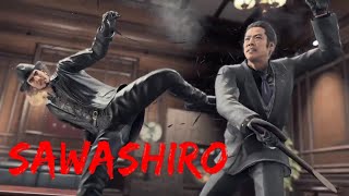 LEGEND Jo Sawashiro 2nd Encounter Boss Fight  Yakuza Like A Dragon [upl. by Arakihc937]