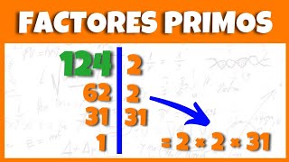 Cómo DESCOMPONER un número en FACTORES PRIMOS  super FACIL [upl. by Karwan]