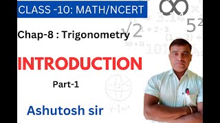 CLASS10 TRIGONOMETRY CH8 [upl. by Anaeda]