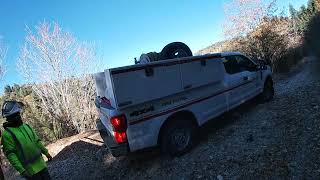 BIG changes to the new forest freeway  Monument Peak down top half of Sawpit Canyon [upl. by Anirt]