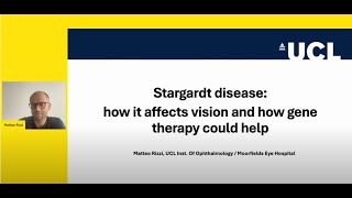 Stargardt disease how it affects vision and how gene therapy could help with Dr Matteo Rizzi [upl. by Ignaz]