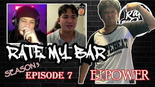 EJ Power tanggap ba ang pagkatalo kay GL  Rate My Bar Season 3  Ep 7 [upl. by Rodie]