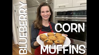 Blueberry Corn Muffins Combine Two Great Muffins Into One You Will Love Everything About Them [upl. by Nye]