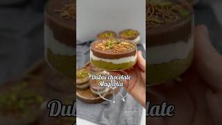 Dubai Chocolate Magnolia viralfood dubaischokolade dubaichocolate magnolia dessert desserts [upl. by Neeloj]