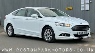 2015 65 Ford Mondeo 20 TDCi ECOnetic Titanium 5dr  ULEZ  £20 RFL on sale rostonparkmotors [upl. by Alinoel]