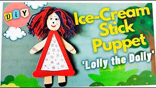 DIY Ice cream stick puppet  popsicle sticks craft idea  ice cream sticks craft idea  DIY Dazzle [upl. by Ydissahc]