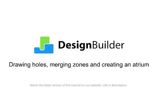 28 Drawing holes merging zones and creating an atrium [upl. by Erland140]