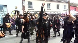 Beltane Border Morris  Tolmen Stone  Bovey Tracey  27 Apr 24 [upl. by Eicyaj]