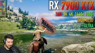 RX 7900 XTX  Red Dead Redemption 2  ULTRA  Optimized  5 resolutions [upl. by Honeywell]