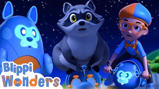 Blippi Learns About Nocturnal Animals  Blippi Wonders  Animated Series  Cartoons For Kids [upl. by Meid912]