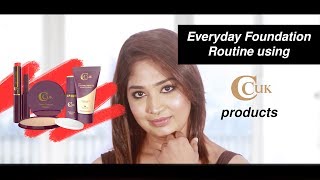 Everyday Foundation Routine Using CCUK Products  British Cosmetics [upl. by Alanson]