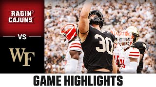 Louisiana vs Wake Forest Game Highlights  2024 ACC Football [upl. by Azarria617]