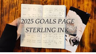 2025 Goals Page  Sterling Ink Common Planner  Atomic Habits Breakdown  Income Health and More [upl. by Harac493]