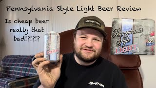 Trying Pennsylvania Style Light Beer  13 for a 24 Pack [upl. by Assilram]