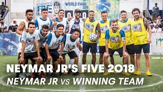 Neymar Jrs Five 2018 Neymar Jr vs Mexico  FiveASide Football Tournament [upl. by Lynnworth334]