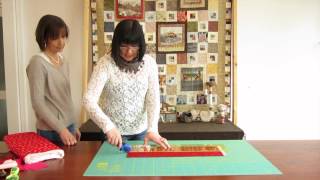 Basics Patchwork und Quilten Episode 04 Exaktes Zuschneiden von Stoffen [upl. by Ede]