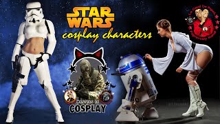 Star Wars cosplay characters [upl. by Rodie]