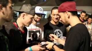 Linkin Park MeetampGreet de Belo Horizonte 18102014 [upl. by Ithsav]