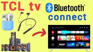 tcl tv bluetooth connect [upl. by Diba605]