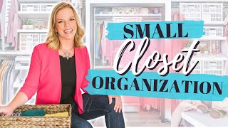 Small Closet Organization  How create more storage and keep it tidy [upl. by Richers]