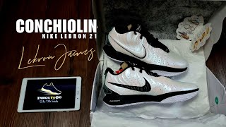 UNBOXING ORIGINAL Nike Lebron 21 CONCHIOLIN 2024 [upl. by Carmela]